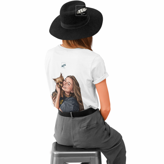 Tricou Personalizat cu Portret / Caricatură