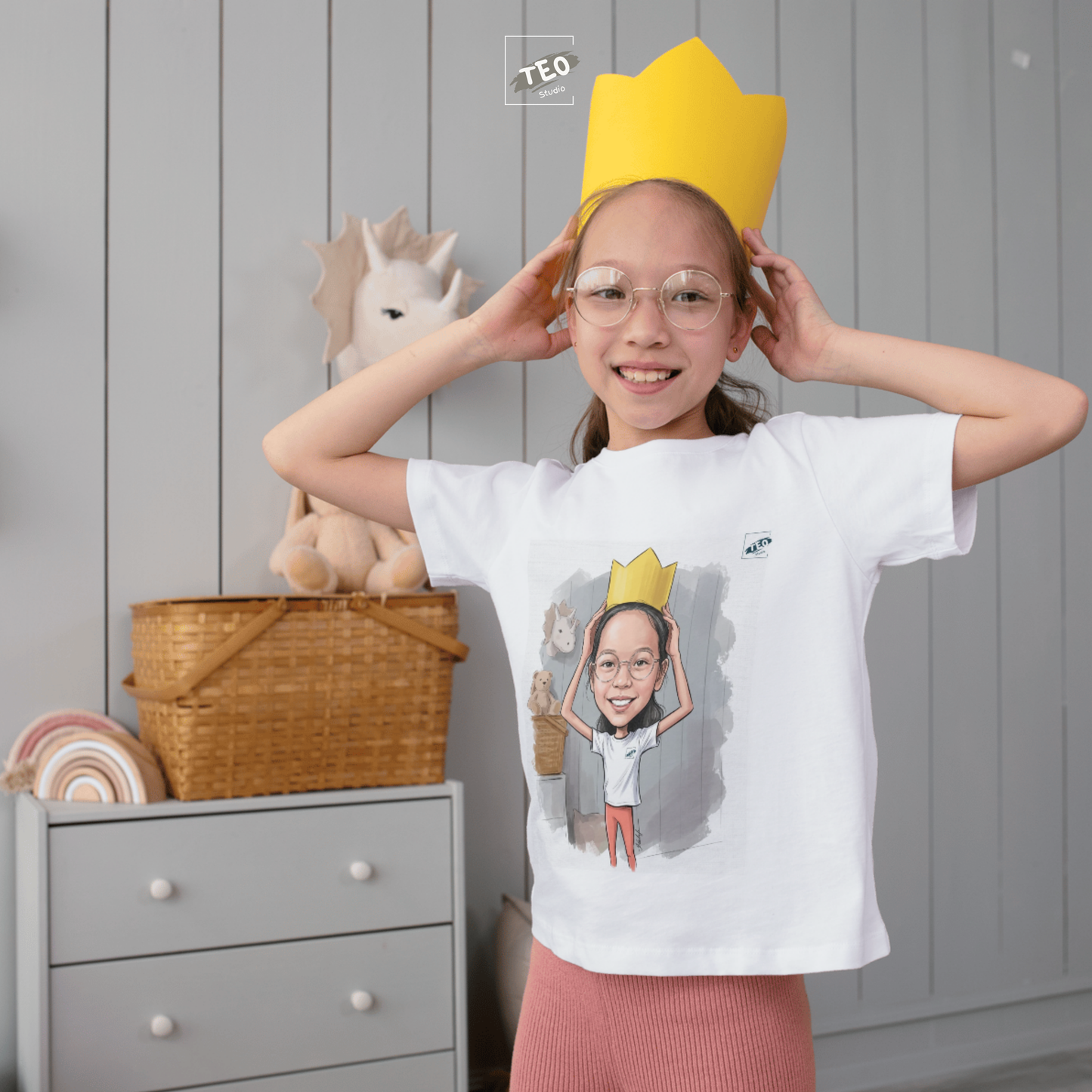 Tricou Personalizat cu Portret / Caricatură